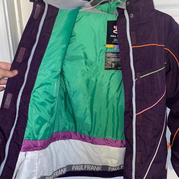 Girls paul frank snowboarding jacket Sz large - Picture 5 of 5
